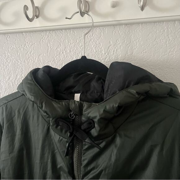 Ride Outerwear Division Dark Green Quilted Primaloft Longline Coat - Picture 3 of 9